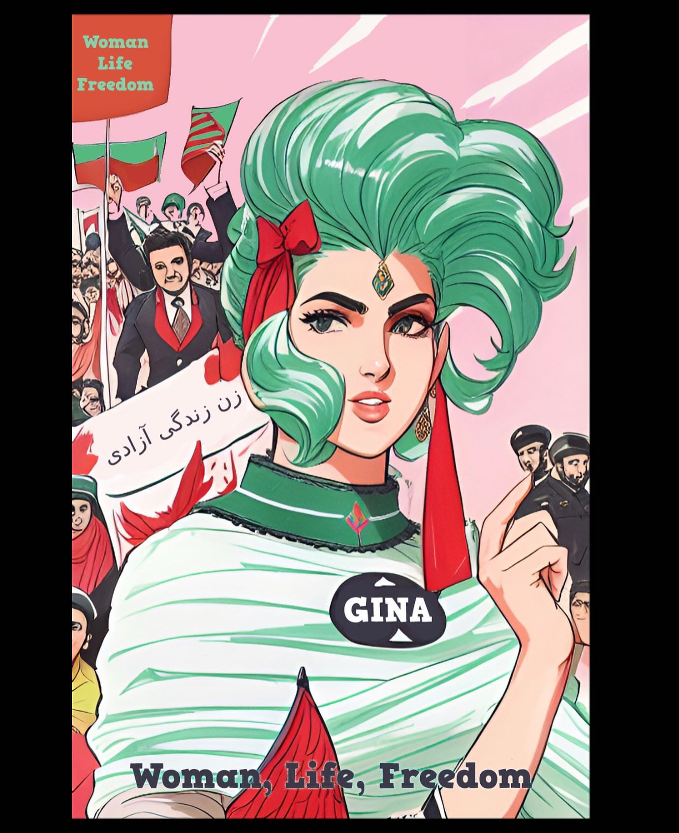 Iran Revolution Art No. F35966142111104191932