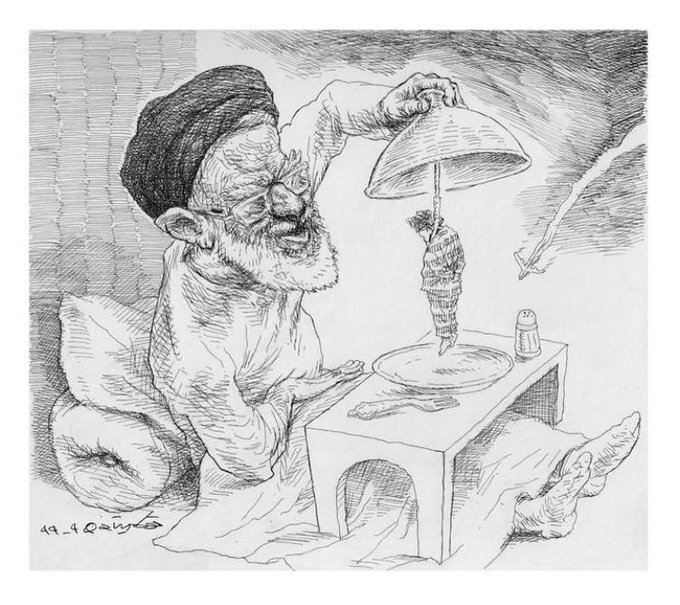 Iran Revolution Art No. FjpUDOcacAAINDm