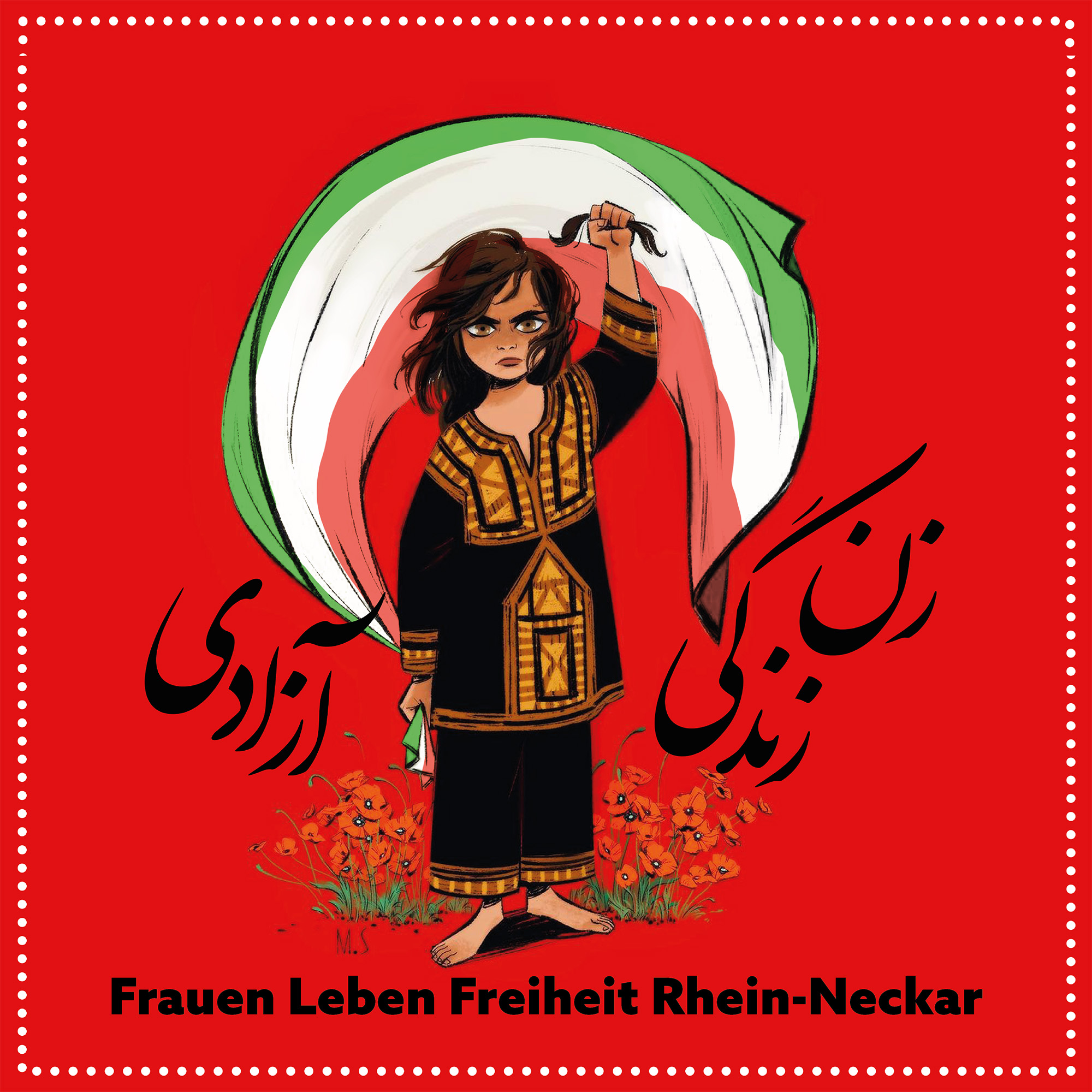 Iran Revolution Art No. FrauenLebenFreiheit-03