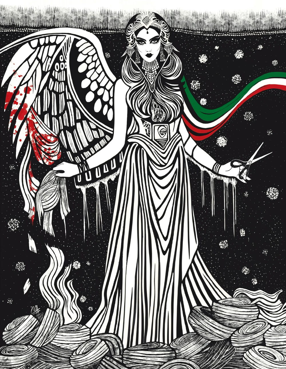 Iran Revolution Art No. JM08qaSOC6bgX9bfrFF63H
