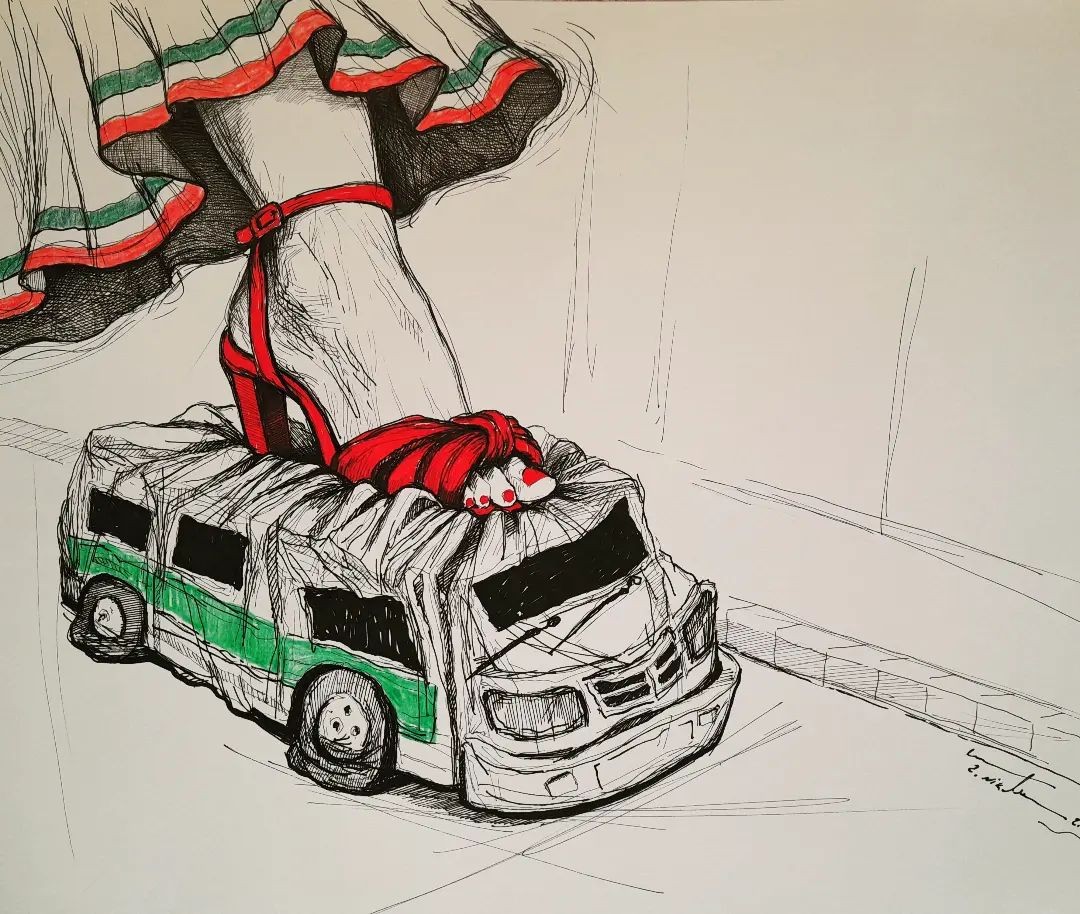 Iran Revolution Art No. F113616161745250006866563403