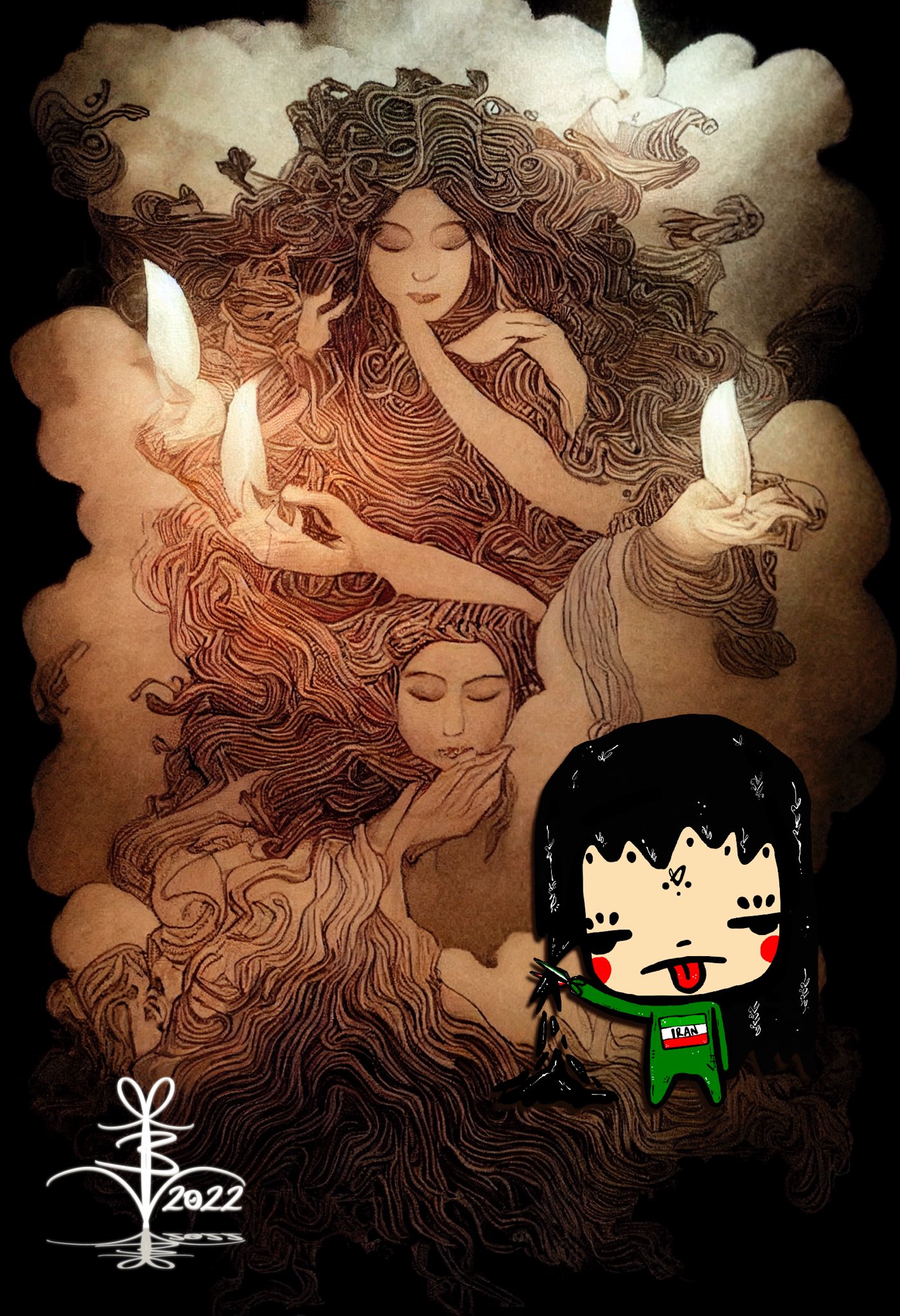 Iran Revolution Art No. FduV5t2XkAESB8K