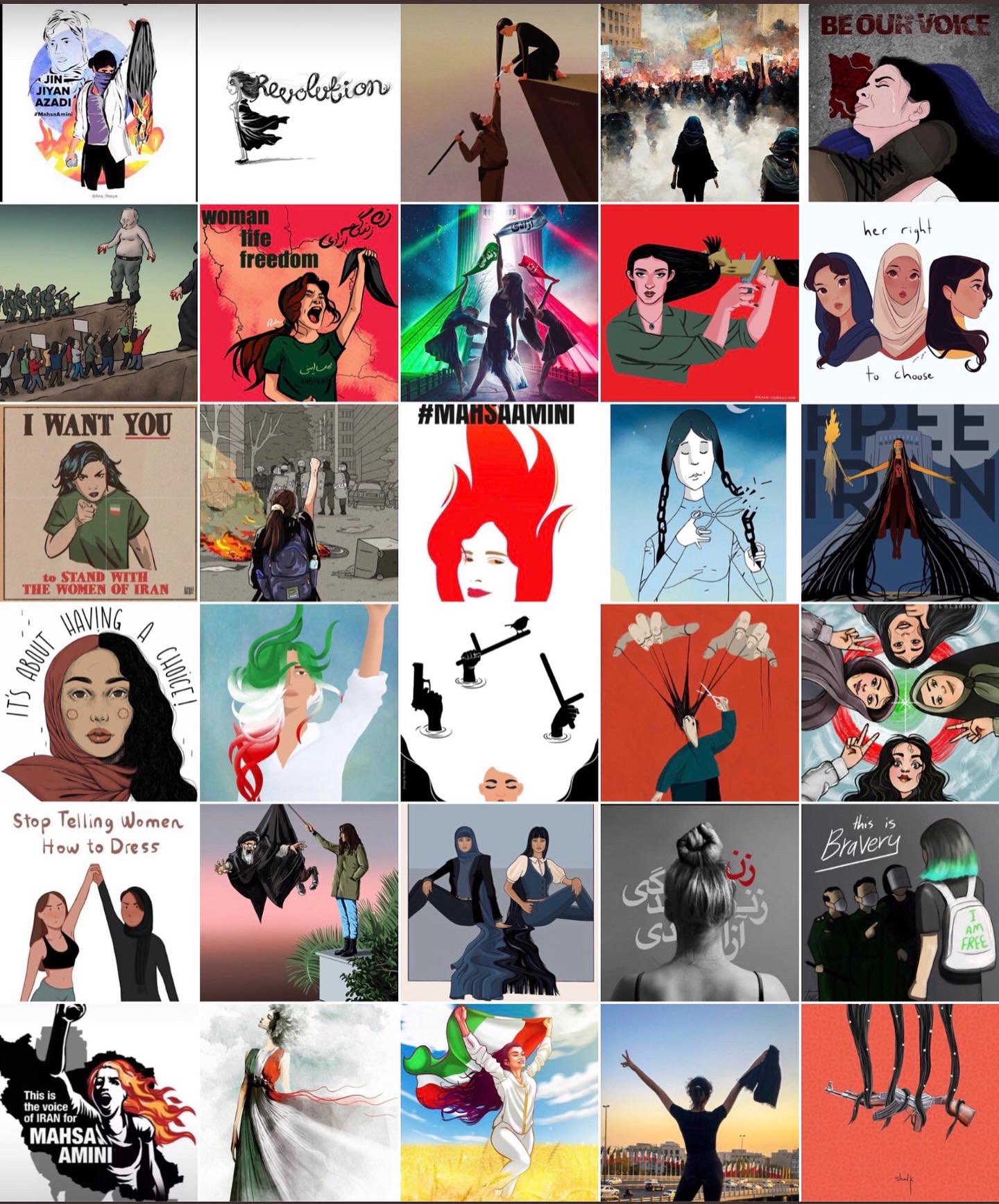 Iran Revolution Art No. FeGzERkXkAAn4Ry