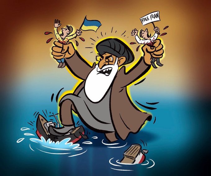 Iran Revolution Art No. FpZ8JSKacAAcVDB